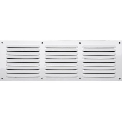 Griglia di ventilazione in alluminio laccato, L.10 x P.30 cm CENTRALE BRICO