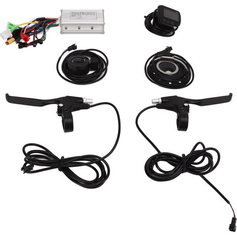 Kit de contrôleur modifié pour vélo électrique 17A, 3 modes, panneau EN06, accélérateur à pouce compatible moteurs 350W. (1/5)