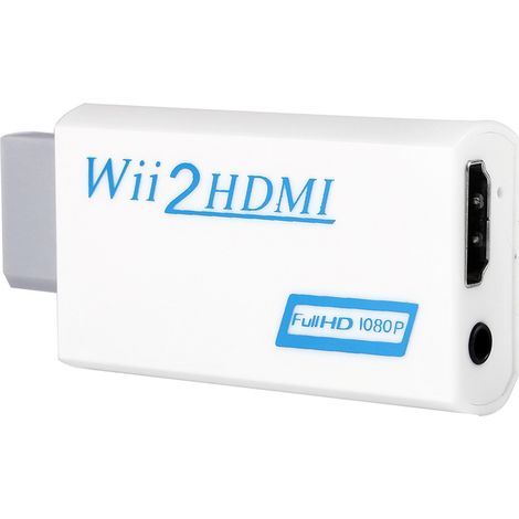 HDMI-Adapter für Wii mit 720p/1080p-Upscaling und 3,5-mm-Audioausgang (1/5)