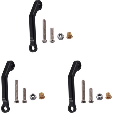 3X pour B1 B14 B24 C14 C24 B16 B26 B36 Q60 Q63 Q64 Q65 RC PièCes de Rechange de Voiture en MéTal Servo Pull Rod, Noir (1/5)
