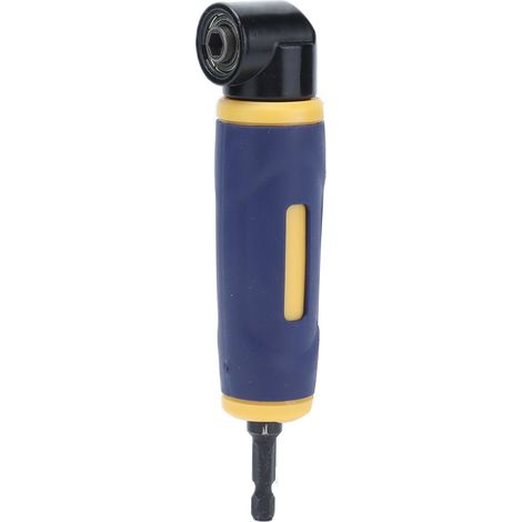 Adaptateur de perceuse à angle droit 1/4 po, porte-embout de tournevis à tige hexagonale coudée à 90° (1/5)