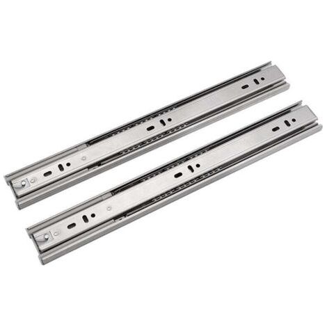 Coulisse pour tiroir, Acier inoxydable trois sections 12 pouces/30 cm