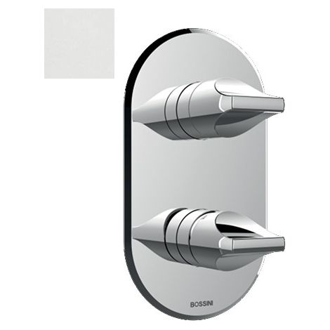 Partie externe pour mitigeur monocommande universel blanc mat Apice - Bossini Z00501045
