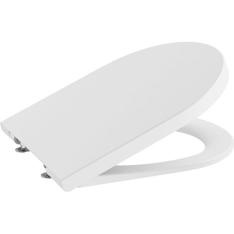 Abattant et couvercle de siège INSPIRA ROUND - ROCA Couleur : blanc mat