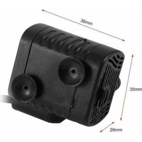 [Pompe submersible silencieuse] Pompe submersible pour rocailles, idéale pour la circulation d'eau dans les bassins, fontaines, bonsaïs, petits filtres, bassins à poissons silencieux et aquariums à fl (1/3)