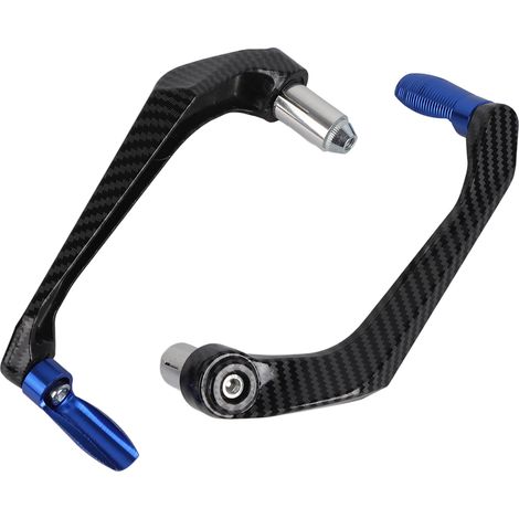 Protection universelle de guidon de moto en alliage d'aluminium 7/8 pouce (bleue) (1/5)