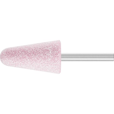 PFERD TOOLS STEEL EDGE Schleifstift Kegel Ø 25x45 mm Schaft-Ø 6 mm A60 für Stahl- und Stahlguss 10 Stk