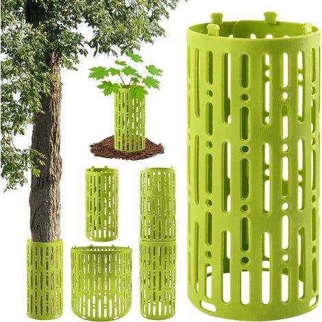 Protection Arbre Tronc, Plantes D'Écorce Protection, Lot de 4 Protections pour Tronc d'arbre, Protection Contre Les Morsures (1/4)