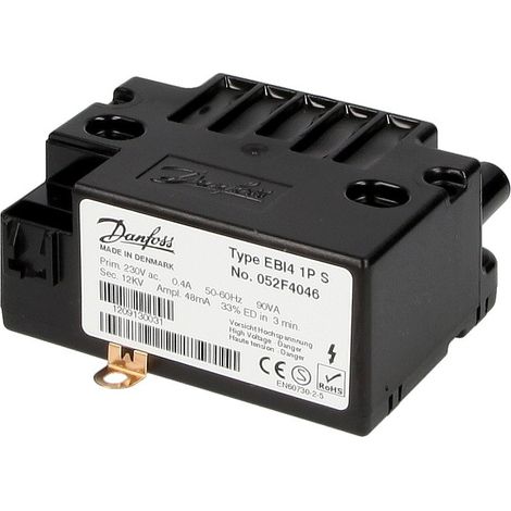 Danfoss Unidad de encendido Typ EBI 4 Polystyrol 230 V 50/60 Hz, 1 polo, 052F4046