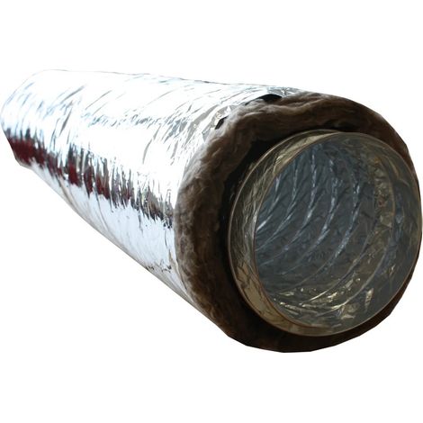Gaine Souple Isolée 25mm pour application Gainable Habitat Ecosoft D80 mm L10 m S&P (UNELVENT) 810800 (1/2)