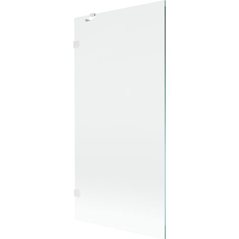 Paroi de douche Mexen Lunar 1 panneau 90 x 150 cm, transparent, blanc - 897-090-000-20-00 (1/5)