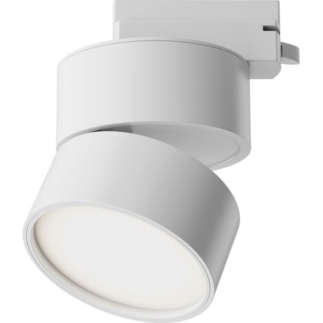 Spot rail 1 phase blanc rond LED 12W 3000K Onda Maytoni (1/5)