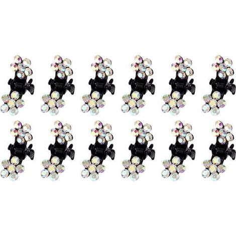 Haaraccessoires für Damen, Geschenke, Strass-Haarspange, kleine Haarspange, Haarspange für oben (1/4)