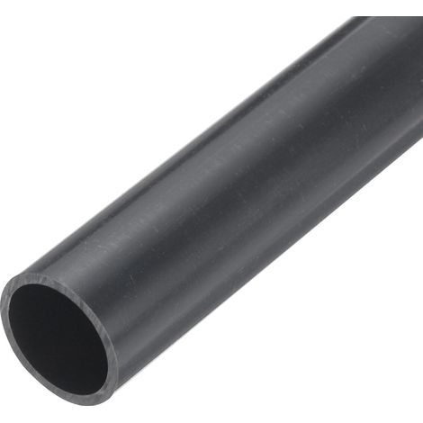 1 Pouce Tube Rigide PVC Tuyau Rond Tuyauterie Matériel Tuyauterie 22.2mm Di 26mm 9" Longueur Gris Foncé Haute Résistance pour Tuyau D'Eau, Artisanat, Gaine Câble (1/5)
