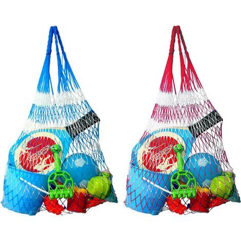 Marbueno Bolsa de Red XL Fibra Sintética Color Surtido 100x65x1 cm