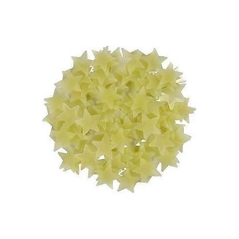 Gardiens de la Nuit Étoilée, Stickers Muraux pour Chambres d'Enfants, Étoiles Fluorescentes 3D Auto-Lumineuses, Créent une Atmosphère Apaisante et Magique (1/5)