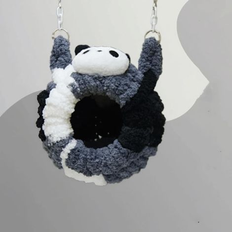 Nid d'oiseau chaud à suspendre pour oiseaux - Accessoire de cage à suspendre - Style A (1/5)