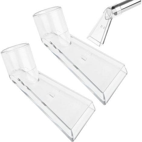 Lot de 2 embouts pour aspirateur, buse pivotante et brosse, nettoyage sols et tapis (1/5)