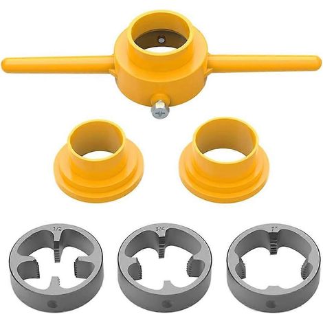 Kit d'outils de plomberie pour filetage PVC (6 pièces) (1/5)