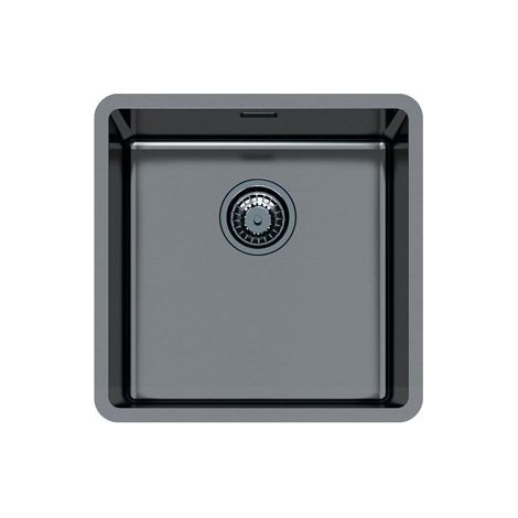 Foster KE.1V.40x40.ST.Gunmetal Fregadero encastrado bajo encimera Plaza Acero inoxidable (1/2)