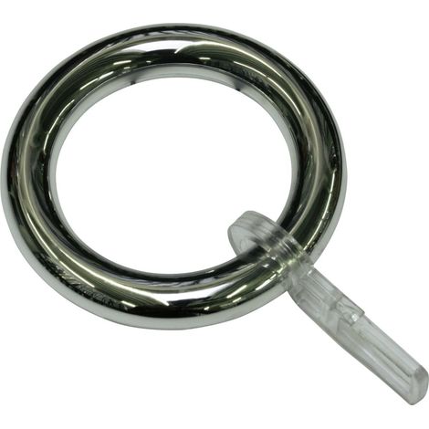 Gardinia Gardinenring inkl. Faltenlegehaken, innen Ø 40 mm, Breite 8 mm Gardinenstangen & Zubehör