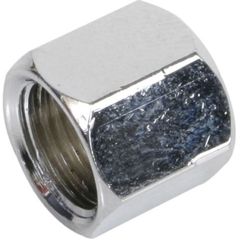Ecrou alimentation électrovanne frigo américain – Tuyau d'arrivée d'eau 1/4" – Compatible avec modèles LG – Chromé ou laiton