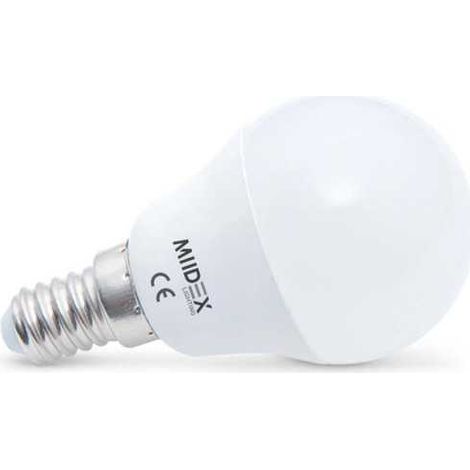 Ampoule LED E14 Bulb P45 6W 4000K blanc neutre 300°