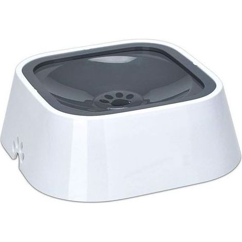 Ciotola d'acqua per animali domestici, ciotola galleggiante per animali da compagnia 1,5 l, ciotola d'acqua a galleggiamento anti-traboccamento per cani e gatti, bocca asciutta antiscivolo senza BPA ( (1/4)
