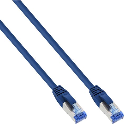 Patchkabel Cat.6A, S/FTP (PiMf), 500MHz, bleu