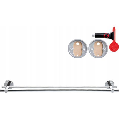 Tesa SMOOZ porta asciugamani cromato autoadesivo 12 kg (1/5)