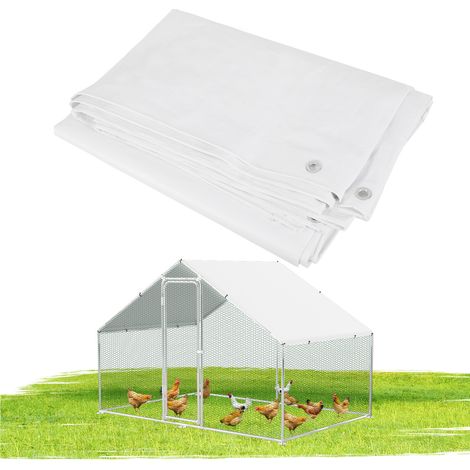Wolketon 23,43 cm PE-Plane Hühnerstallabdeckung wasserdicht für Geflügel
