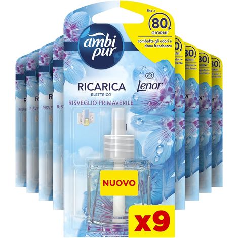 Ambi Pur Ricarica Diffusore Elettrico Per Ambienti 20ml Risveglio Primaverile, Per Combattere Gli Odori (1/4)