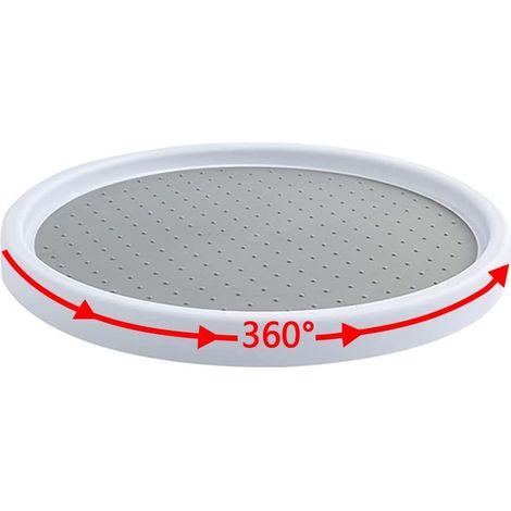 CSPARKV 25 x 25 x 3,1 cm, 2 Stück, drehbares Gewürzregal, Drehteller für Gewürze, Gewürze, Küchenaufbewahrung, multifunktional für die Küchenaufbewahrung