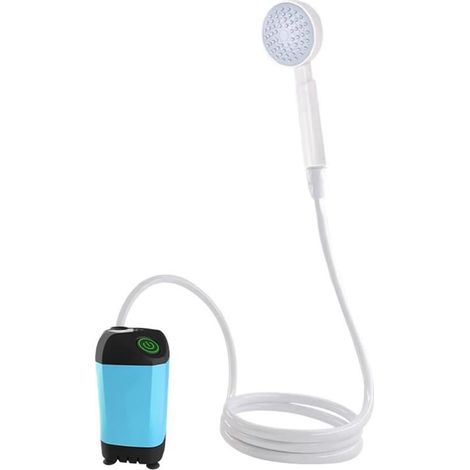 Douche Électrique Simple D'Artefact de Bain Bleu 4800mAh dans Le Dortoir de Campagne Douche Domestique Rurale Vitesse Contrôlable (1/5)