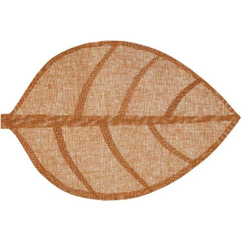 Set de Table "Feuille" 33x50cm Marron (1/2)