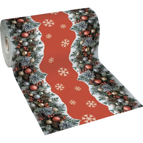 Tapis De Couloir Noël Tapis D'Allée Entrée Trottoir Intérieur Extérieur (F) - 100x300 Cm (1/4)