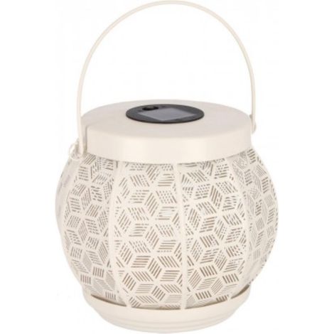 Lanterna solare sunil in acciao per uso interno ed esterno -14 x 14 x h 20 cm / Rettangolare (1/2)