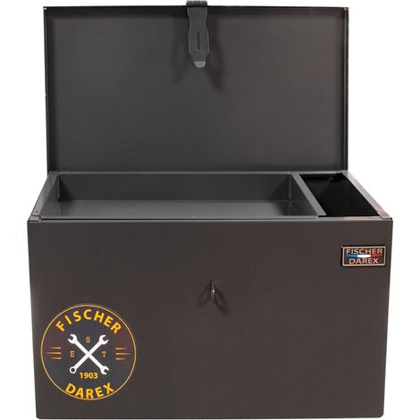 Coffre de chantier acier 85 x 35 x 35 cm (1/4)