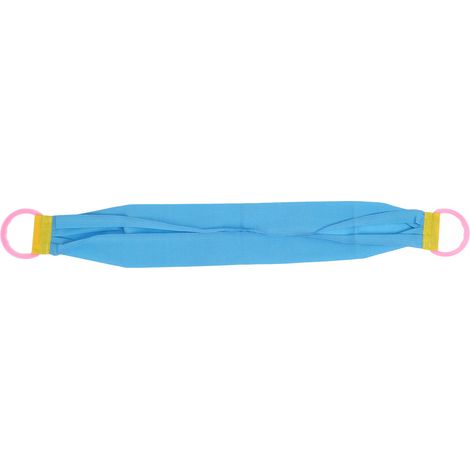 Gant exfoliant pour le dos, serviette de bain bleue pour gommage douche et nettoyage corporel (1/5)