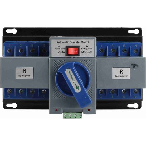 1 pièce Mini 63A 4P Commutateur de transfert automatique à double alimentation (1/5)