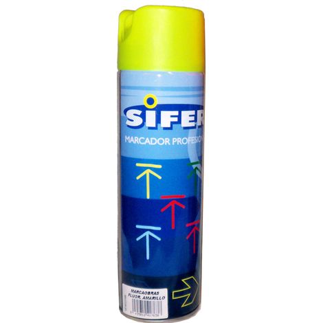 SIFER Marcador Profesional 500ml Seco/Húmedo Amarillo SF10121108