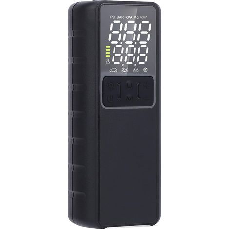 Gonfleur de Pneu 150PSI 8000mAh, Pompe à Air Portable, Outil de Gonflage alimenté par Batterie avec Lumière LED et Fonction de Banque d'alimentation, Idéal pour Les Pneus de Voiture, Motos (1/4)