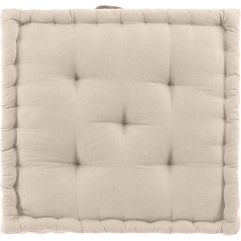 Coussin de Sol "Twily" 50x50cm Lin (1/4)