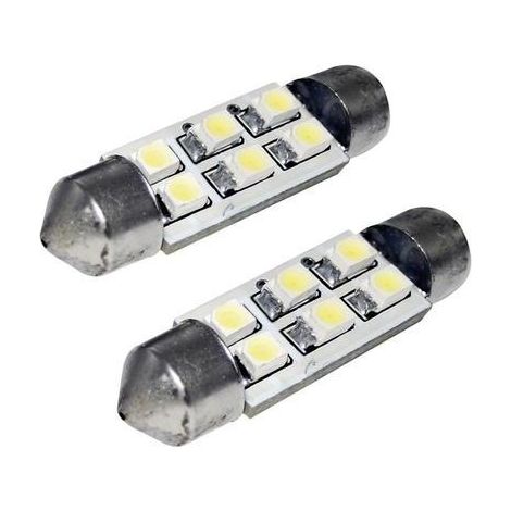EUFAB 13295 FESTONE LUCE SV85 CON 6 LED SMD, 12 V, 0.5 W, DIMENSIONI: 10 X 41