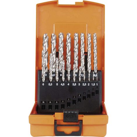 Projahn, Kit de forets hélicoïdaux ECO HSS-G, en cassette