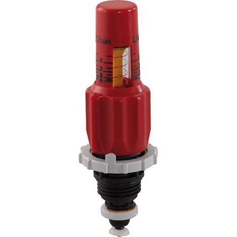 Uponor ETA Topmeter avec verre de regard rouge 0-4l/min Eco 1013016