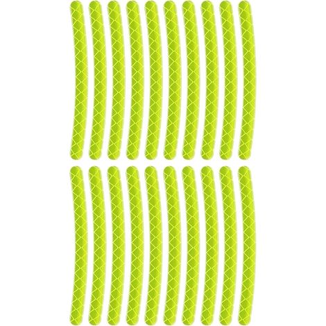 Autocollants réfléchissants pour jantes de voiture : imperméables, résistants aux UV, inaltérables, forte adhérence, haute brillance (1/5)