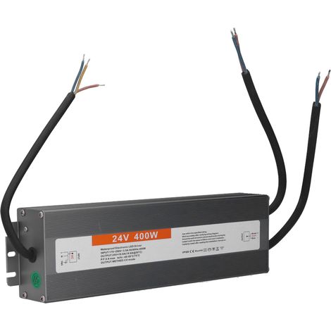 Alimentation filaire ultra-mince étanche pour variateur LED 400 W AC 170-250 V 50/60 Hz DC 24 V