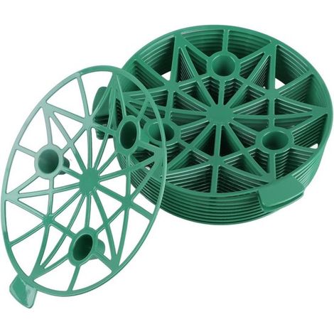 Tuteurs pour melons et fraises - Prévention du pourrissement du sol - Lot de 10 pièces - Vert