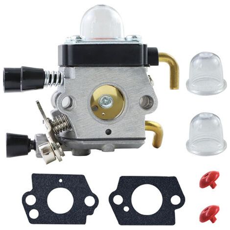 Vergaser C1Q-S97 mit Dichtung. Kompatibel mit den STIHL Motortrimmern FS38, FS45, FS46, FS55, FS45C, FS46C, FS55C, FS55R, FS55RC, KM55 und KM55C Kombi. (1/5)